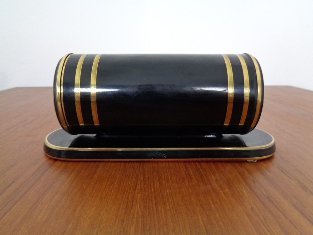 Art Deco German Plato Flip Clock by Josef Mergenhagen, 1940s for sale at Pamono