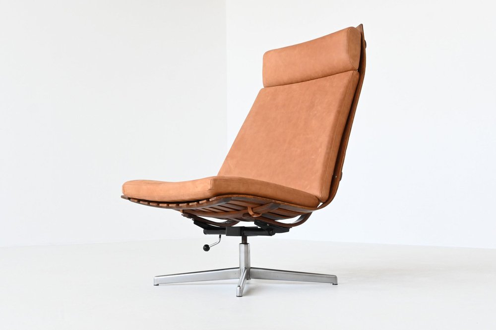 scandia swivel lounge chair by hans brattrud for hove mobler norway 1957 BXV-1030523