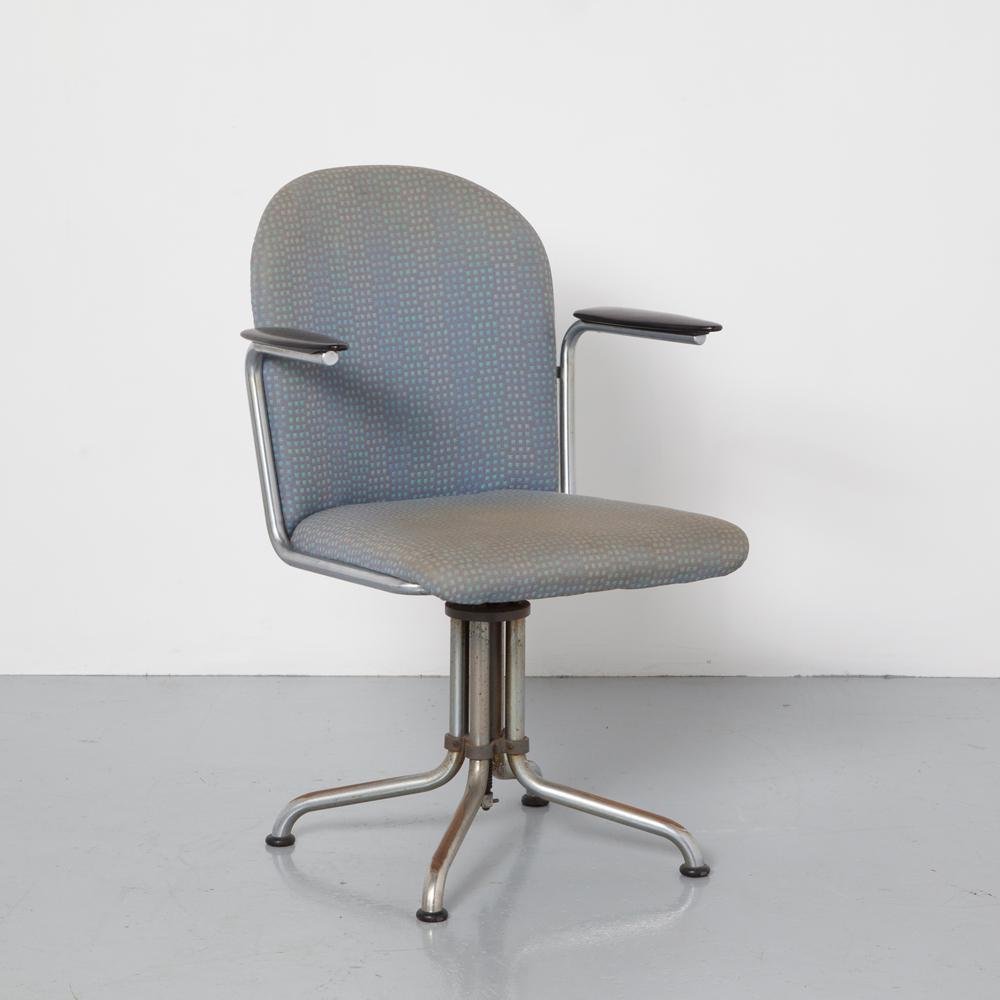 model 356 blue office chair by willem hendrik gispen for gispen JC-1033174