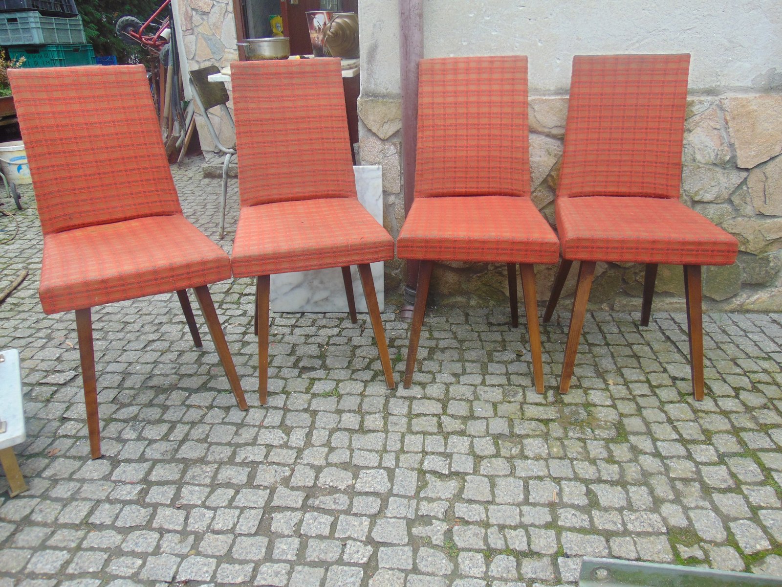 vintage chairs 1960s set of 4 11 CAQ-1033456