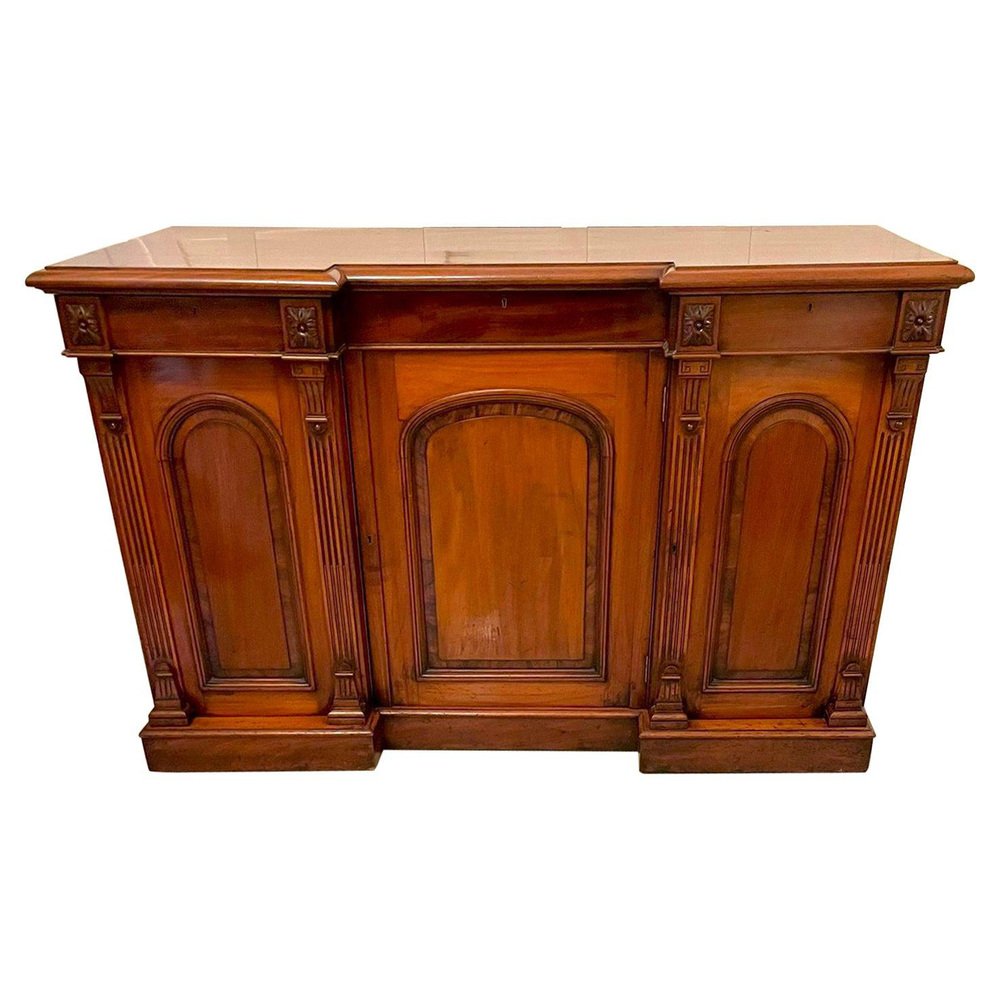 Credenza antica vittoriana in mogano, XIX secolo in vendita su Pamono