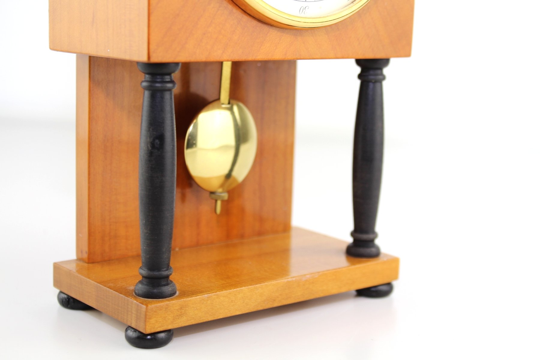 Table Pendulum Clock by Erwin Sattler, Munich, 1950s for sale at Pamono