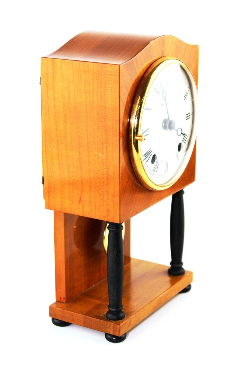 Table Pendulum Clock by Erwin Sattler, Munich, 1950s for sale at Pamono