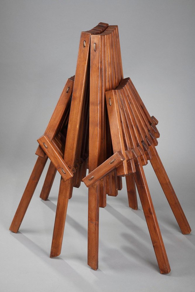 scandinavian teak folding chairs set of 2 VCJ-1053619
