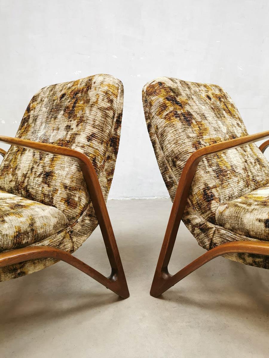 MidCentury Lounge Chairs, Set of 2 for sale at Pamono