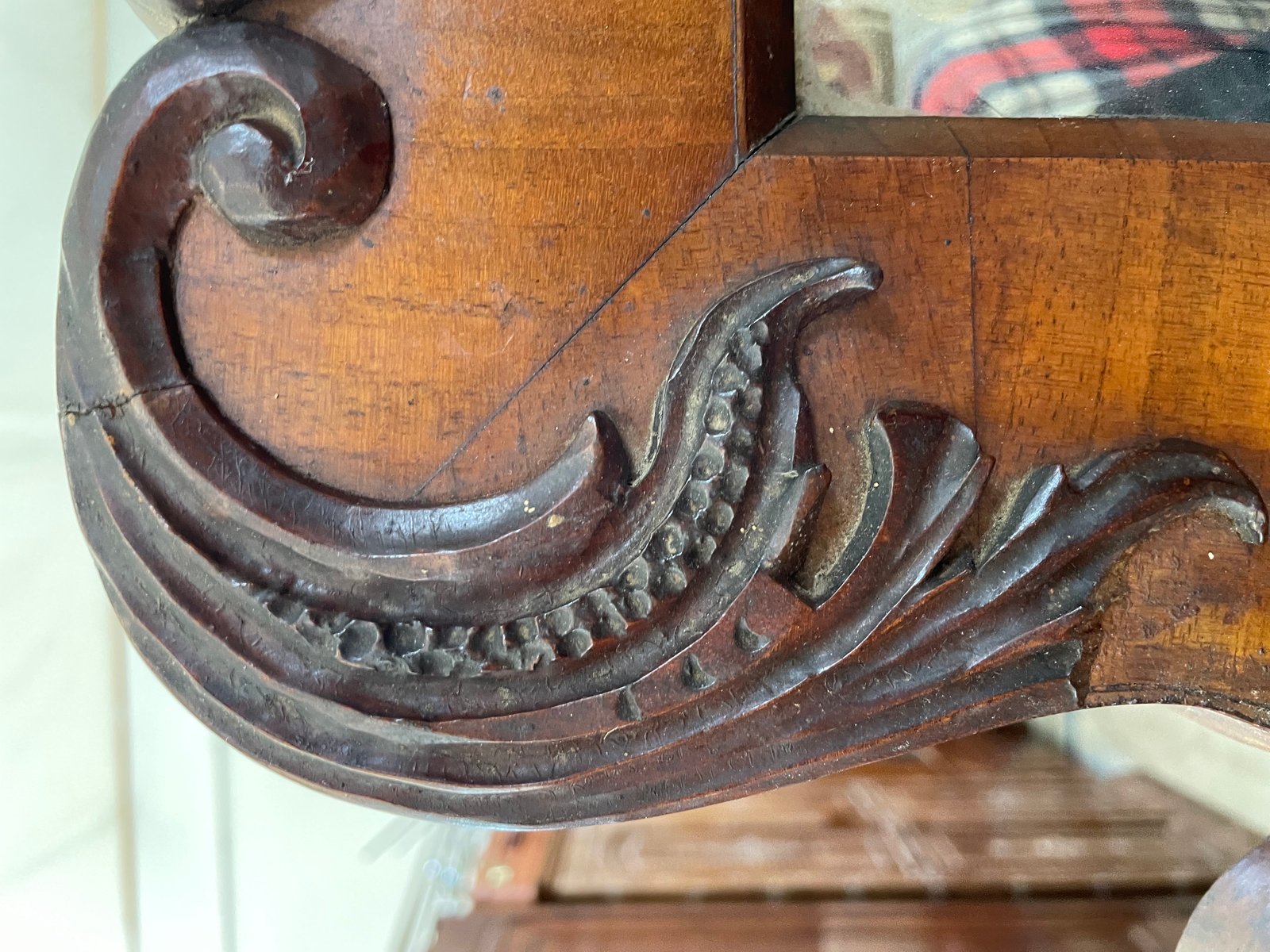 Tilting Floor Mirror in Walnut for sale at Pamono