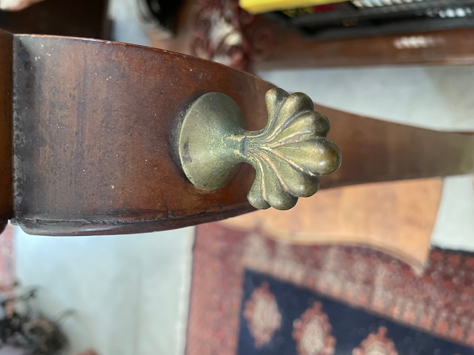 Tilting Floor Mirror in Walnut for sale at Pamono