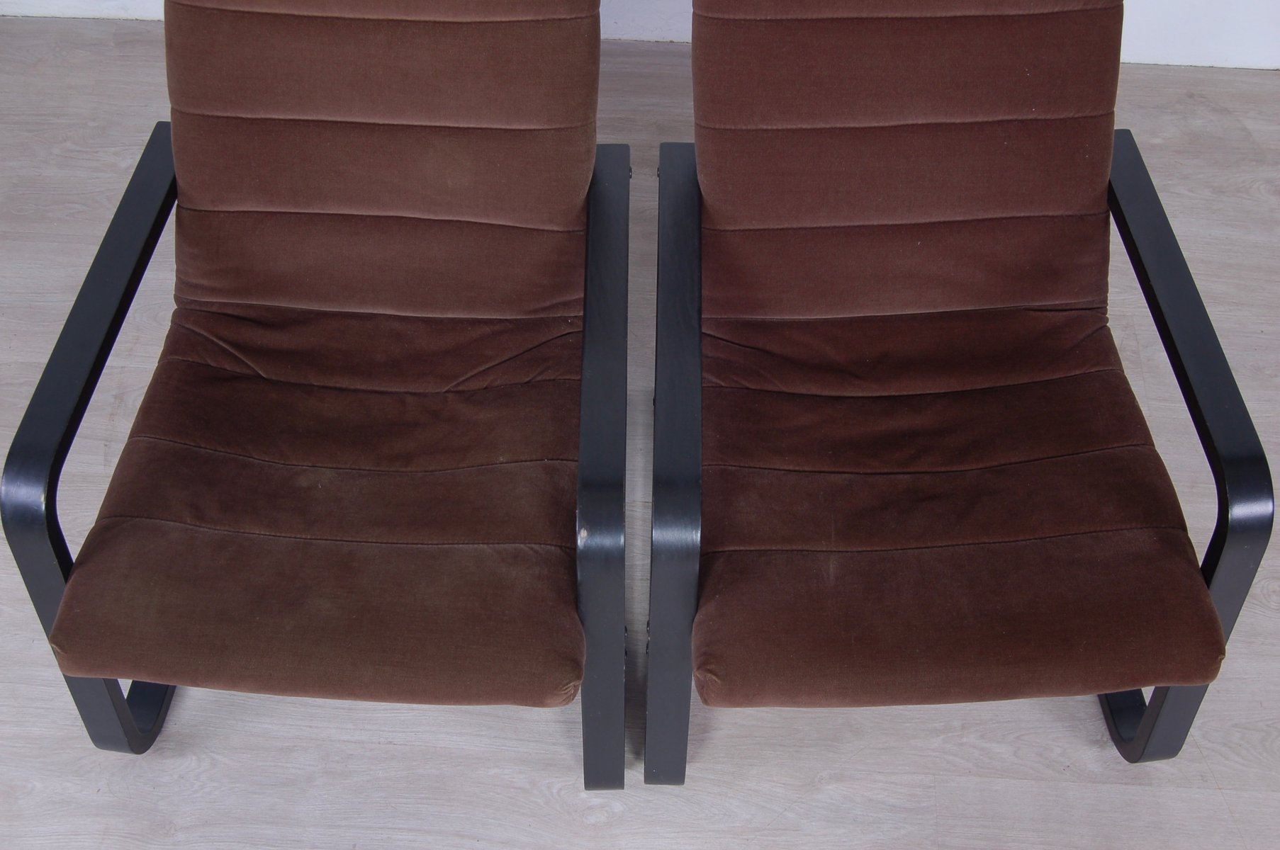 Boliden Armchairs with Footrest from Ikea, 1999, Set of 4 for sale at