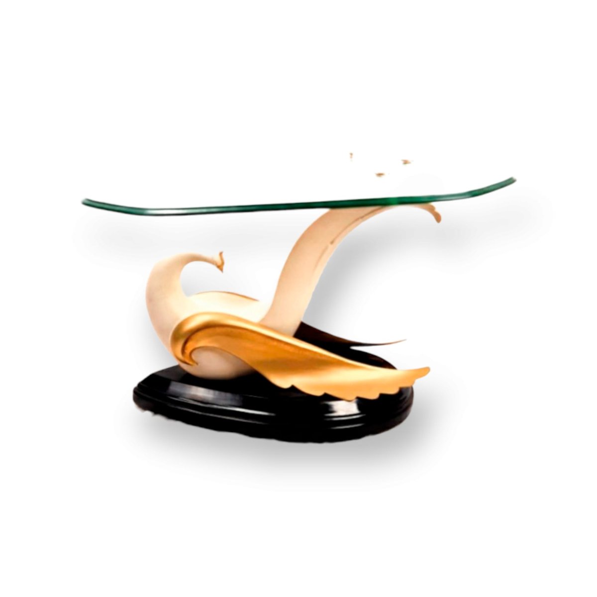 Swan Tables in the Style of Jean-Henri Jansen, Set of 2 for sale at Pamono