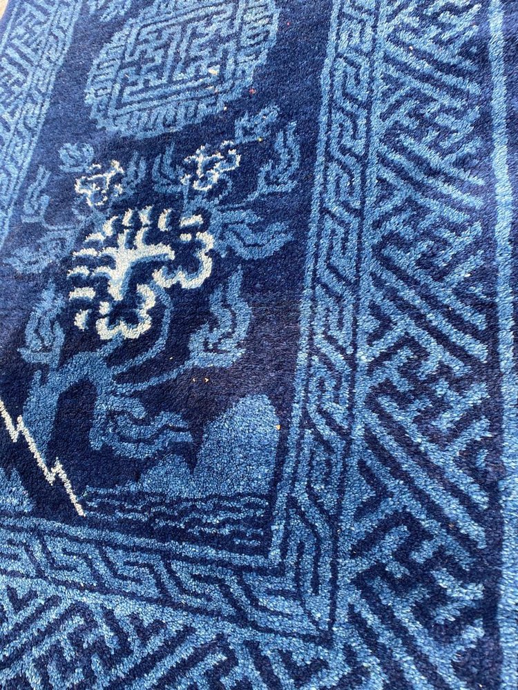 Small Antique Chinese Rug for sale at Pamono