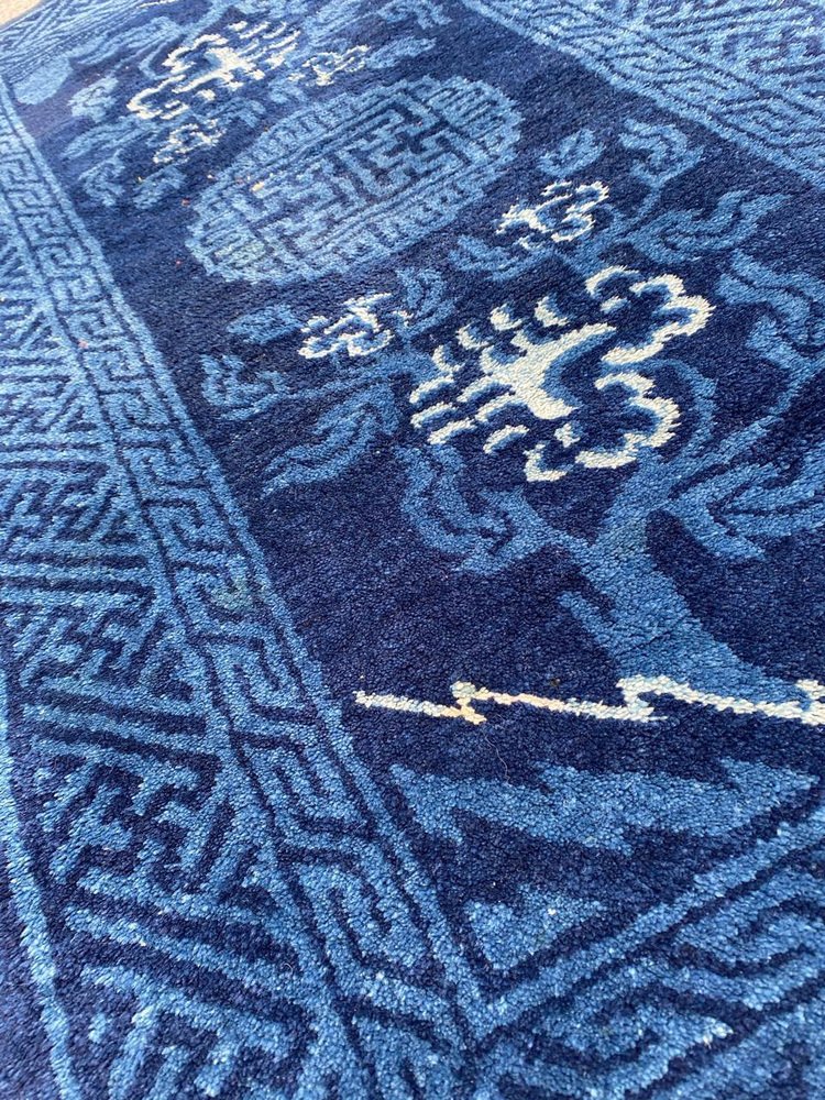 Small Antique Chinese Rug for sale at Pamono