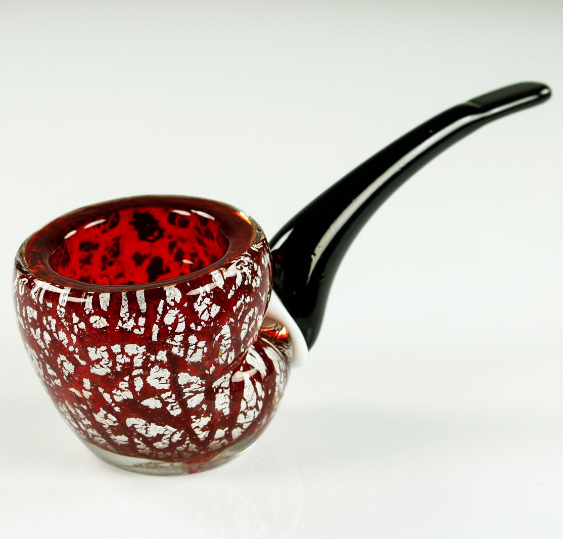 Murano Glass Pipe-Shaped Ashtray for sale at Pamono