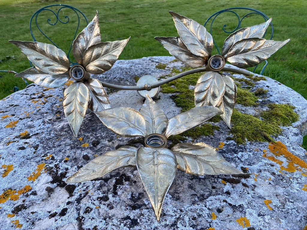 Apliques belgas florentinos de Willy Daro para Massive Lighting. Juego