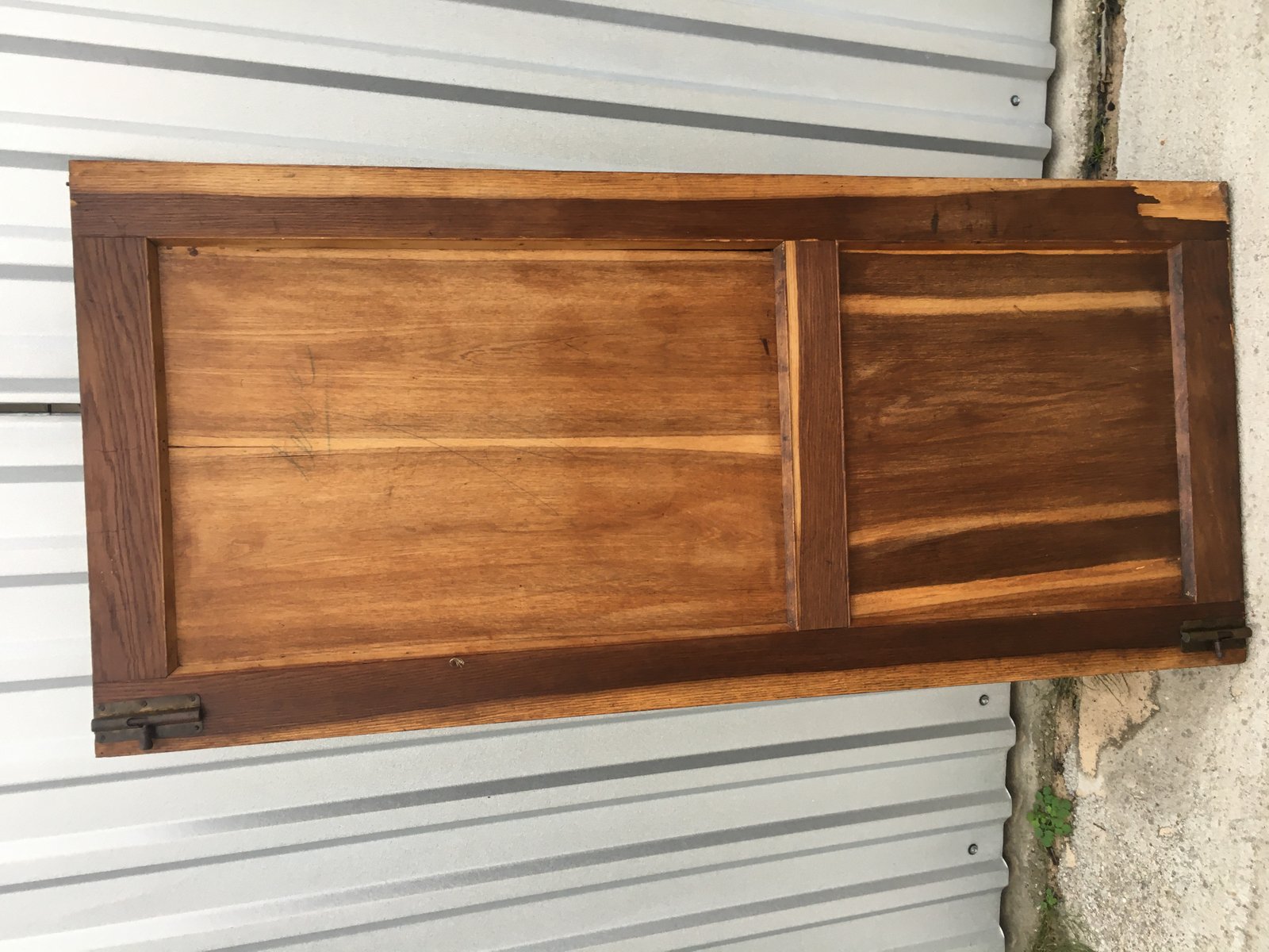 Antique Oak Wardrobe Door for sale at Pamono