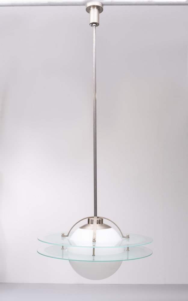 Art Deco Saturn Lamp by Willem H Gispen for Louis Van Teeffelen for