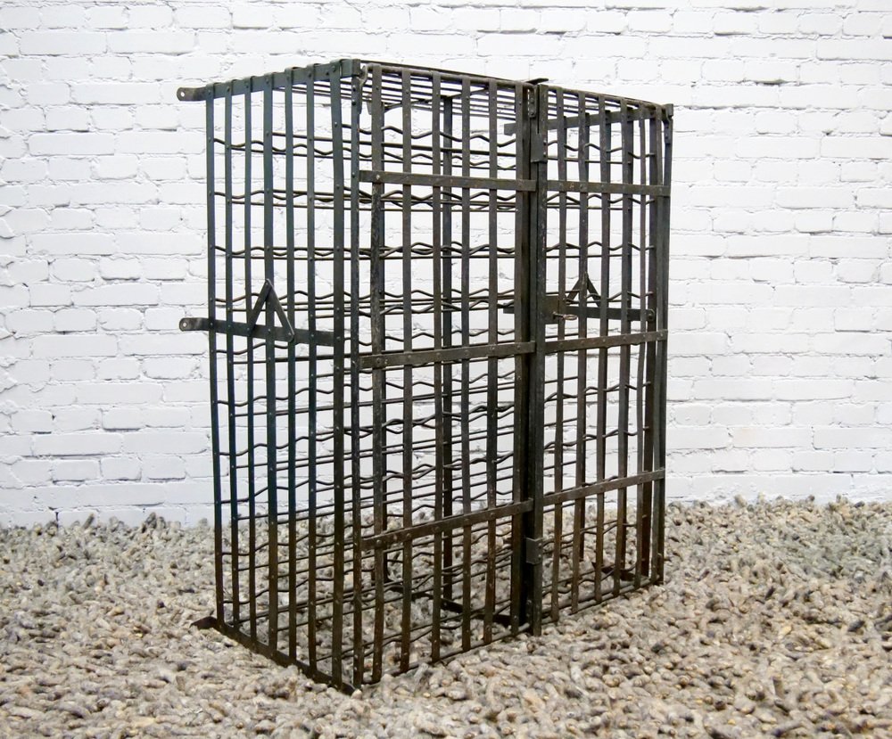 Antique Metal Wine Cage, France, 20th-Century for sale at Pamono