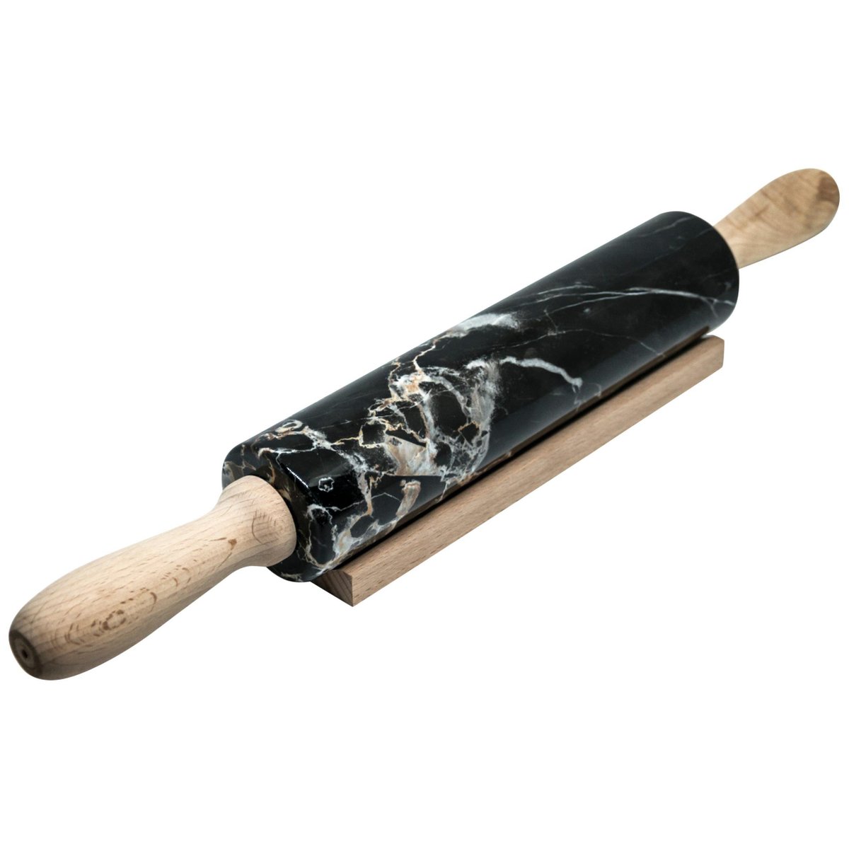 Rouleau à Pâtisserie en Marbre Portoro Noir en vente sur Pamono