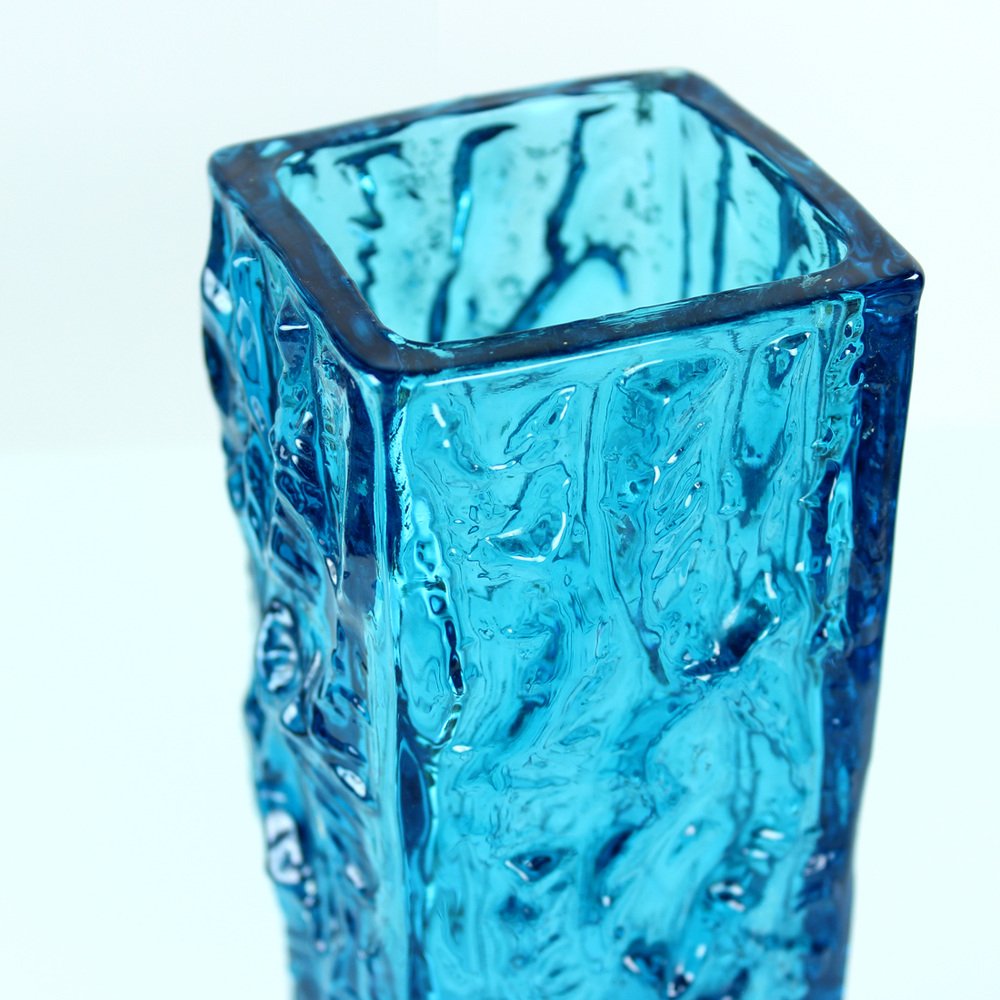 Blue Glass Vase by Vladislav Urban, Czechoslovakia, 1969 for sale at Pamono