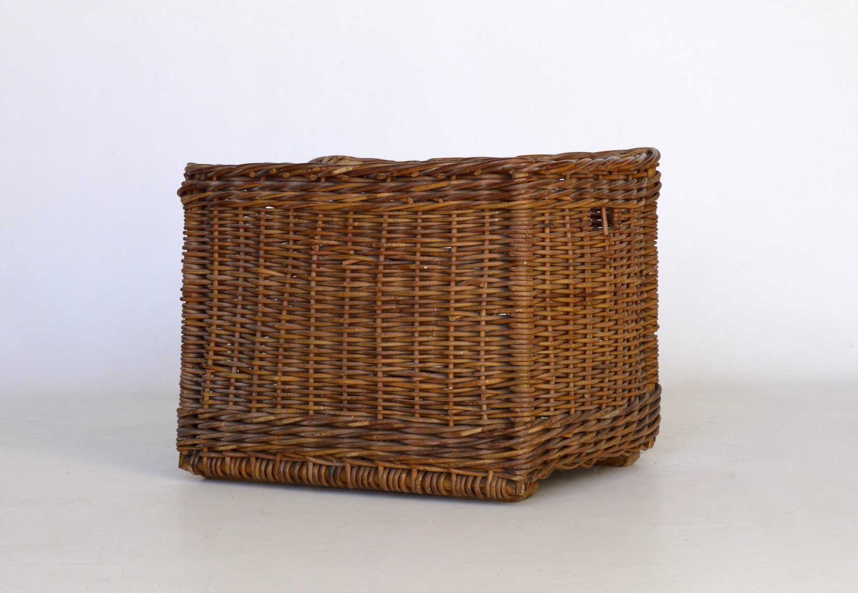 Korb Aufbewahrung Boho Aufbewahrungskorb 80cm - Natürliche Weidenkiste Für Spielzeug & Deko Wäschekorb Rattan