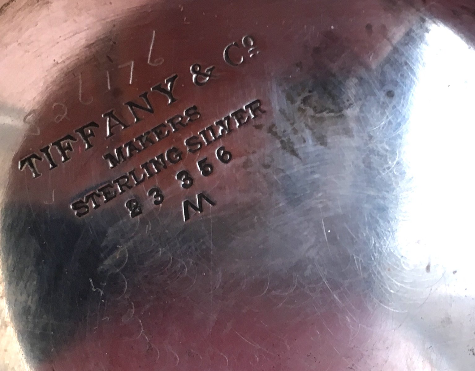 Solid Sterling Silver Centerpiece Bowl from Tiffany, 1950s for sale at Pamono