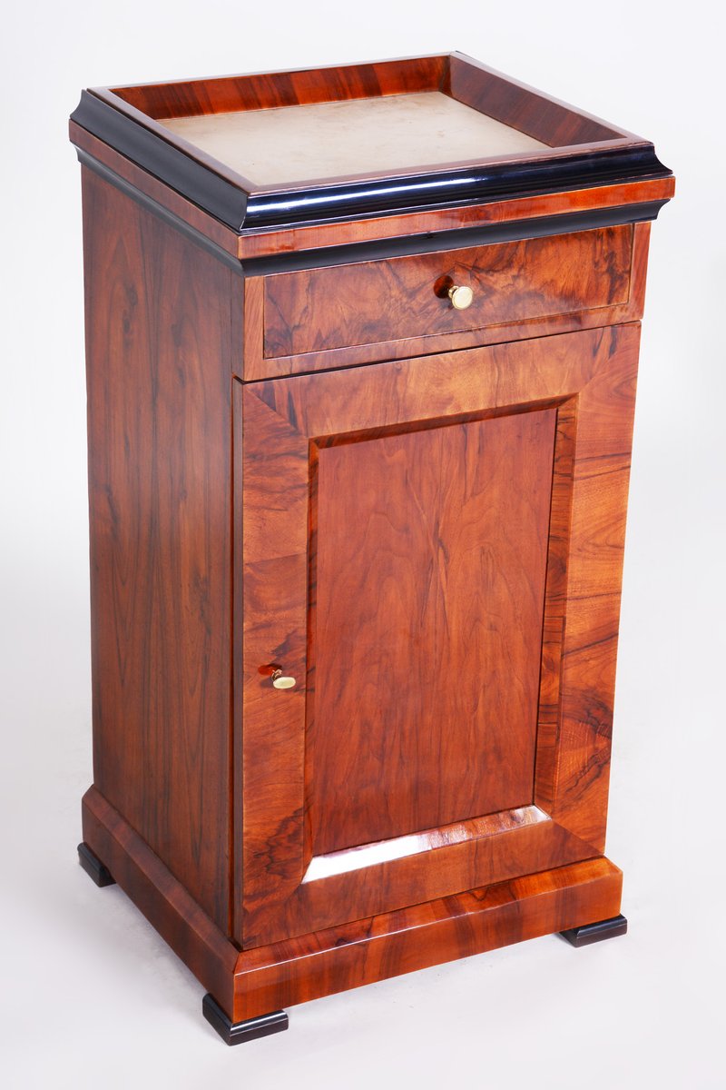 TRDST german biedermeier walnut bedside table 1830s 2 WHY1074054