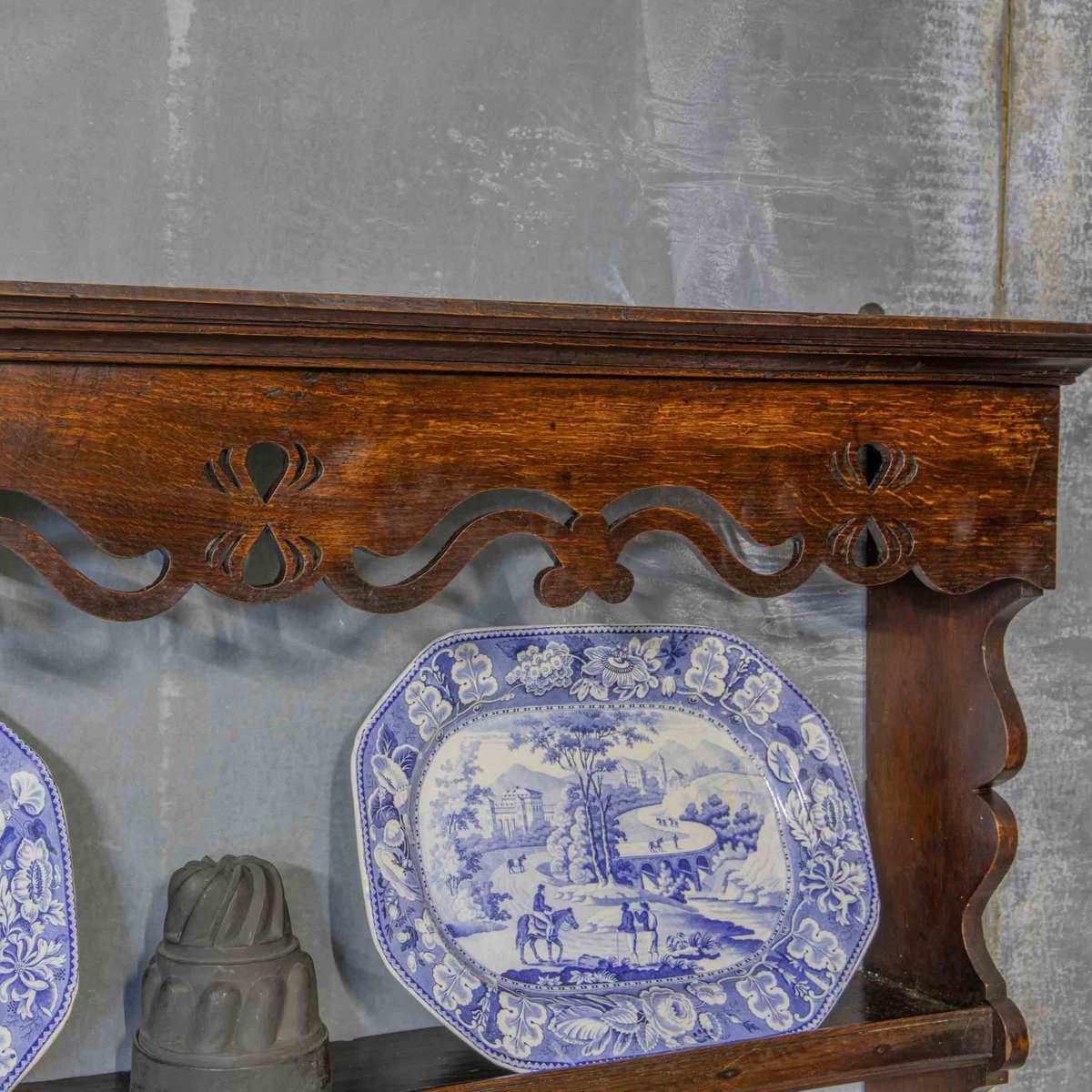 Antique Oak Wall Rack for sale at Pamono