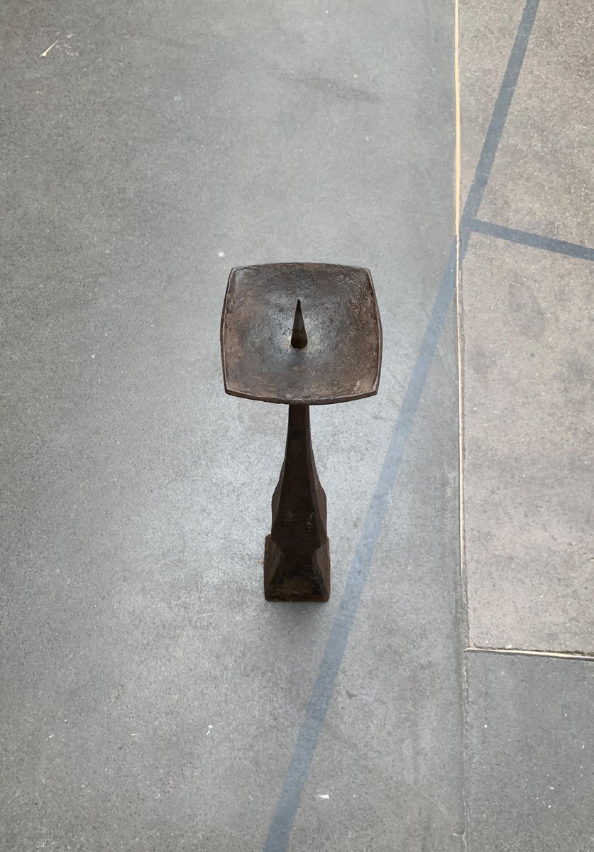 Large Brutalist Candle Holder for sale at Pamono