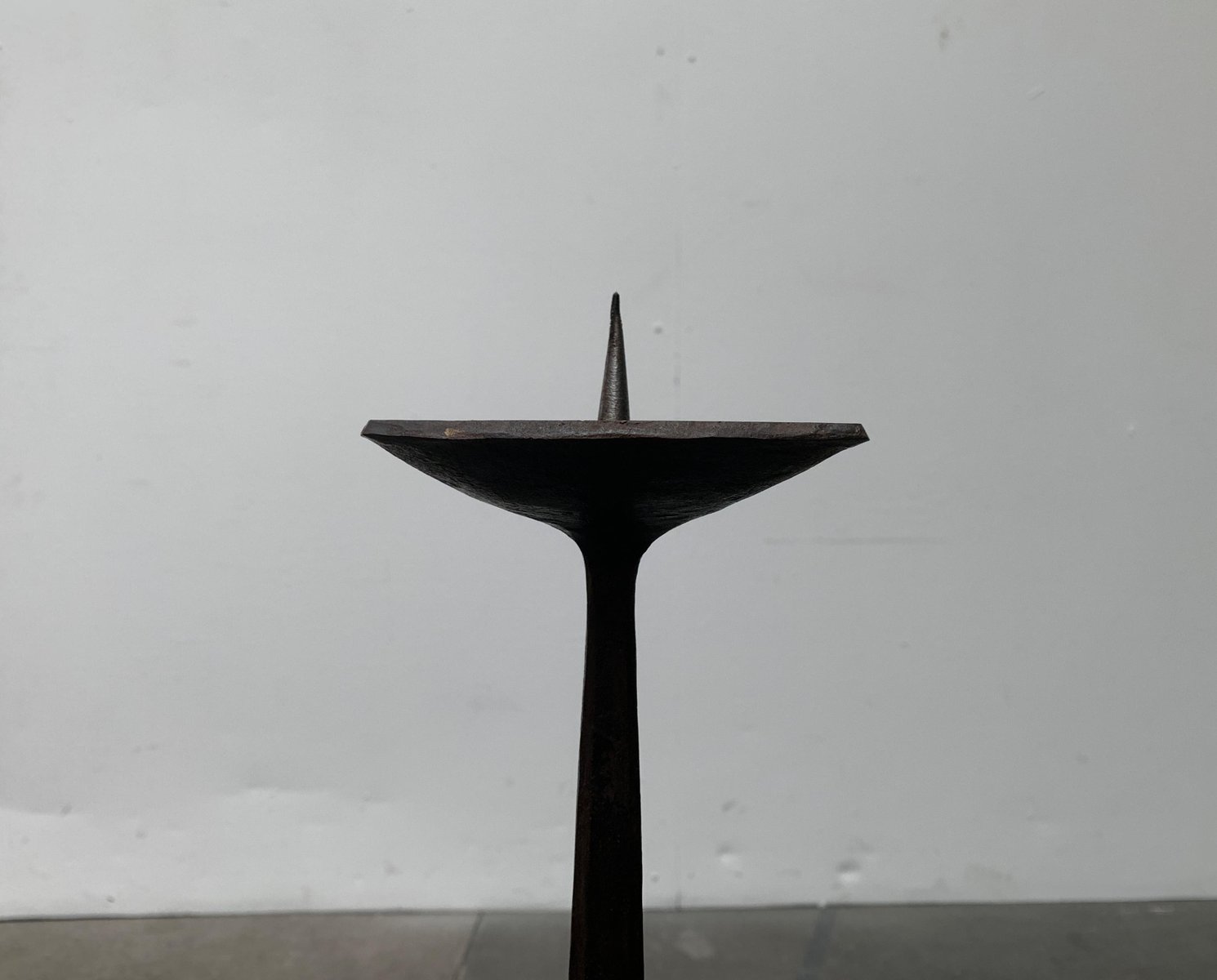 Large Brutalist Candle Holder for sale at Pamono