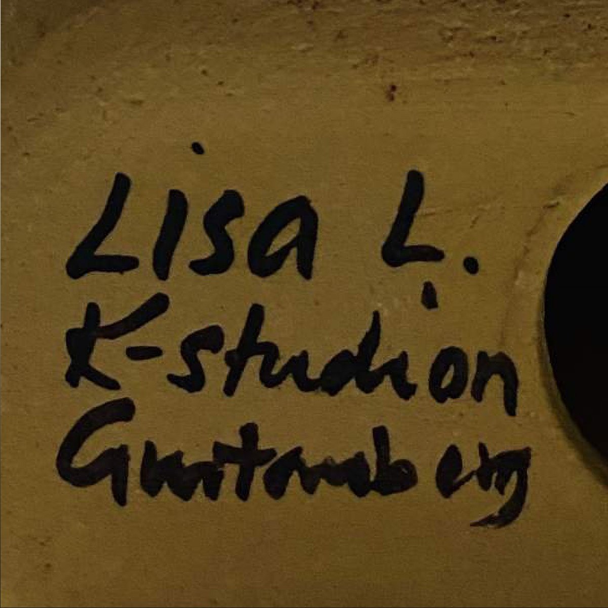 Weihnachtsmann auf Schlitten von Lisa Larson für Keramikstudion Gustavsberg