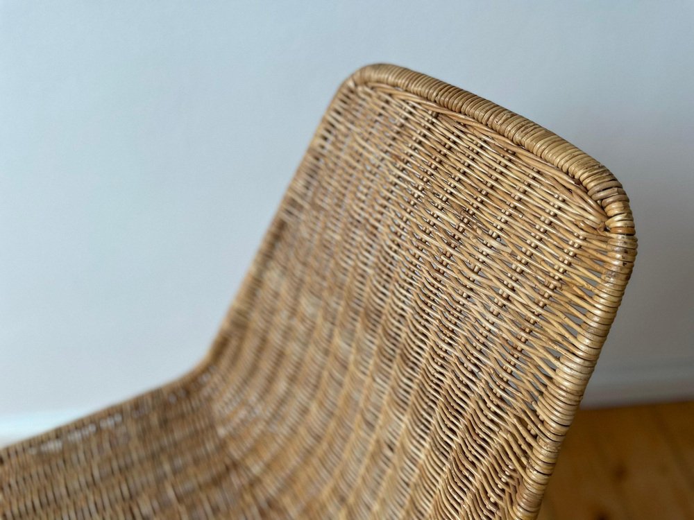 Vintage Wicker Basket Chairs by Gian Franco Legler, 1960s for sale at