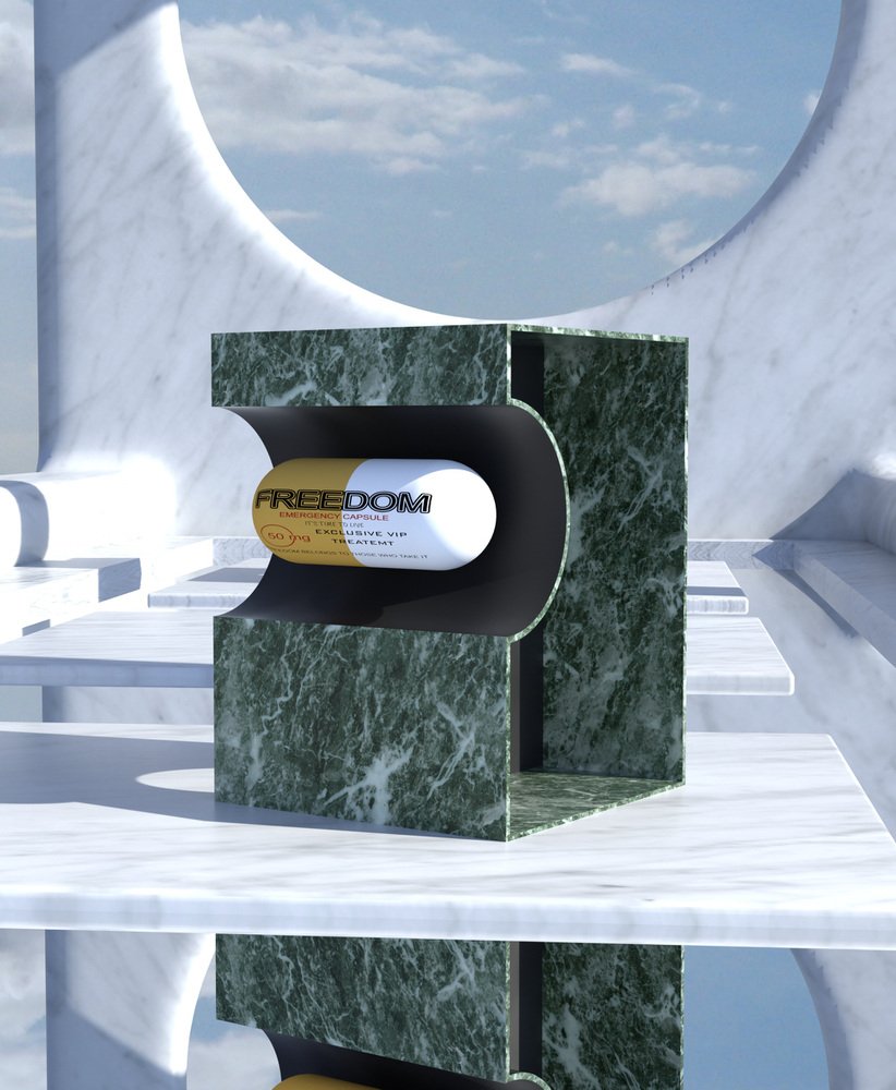 Freedom Side Table by Lazar Spasojevic and Erik Salin for Behspoke for