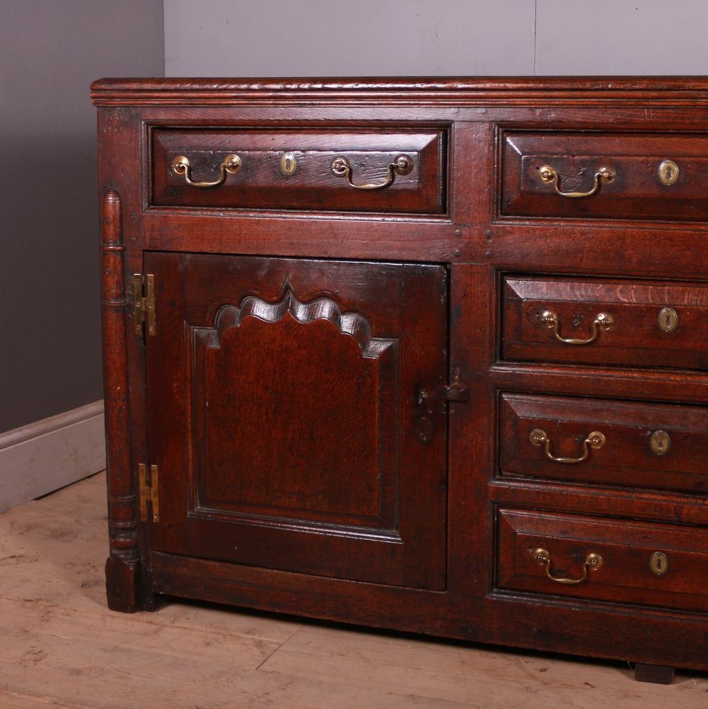 Antique English Oak Dresser Base for sale at Pamono