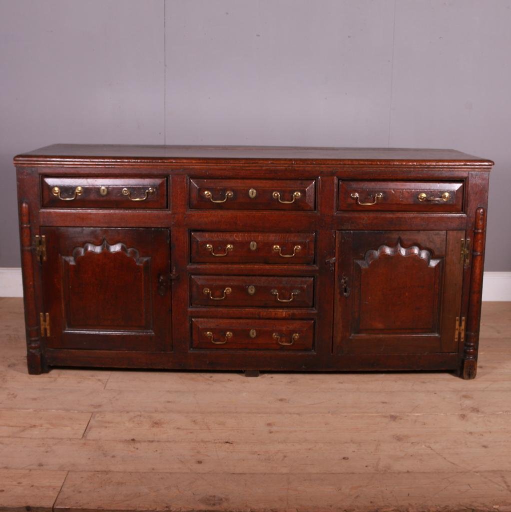 Antique English Oak Dresser Base for sale at Pamono