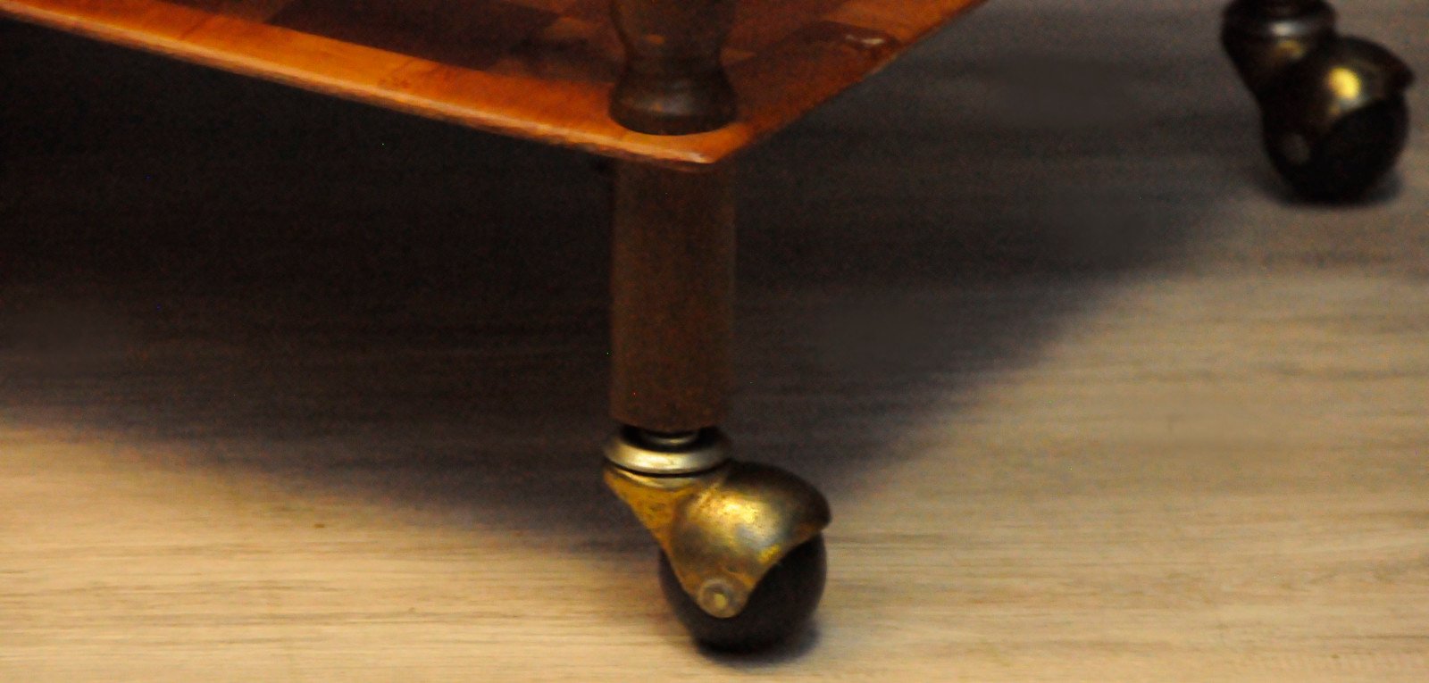 Vintage Scandinavian Teak Bar Cart for sale at Pamono