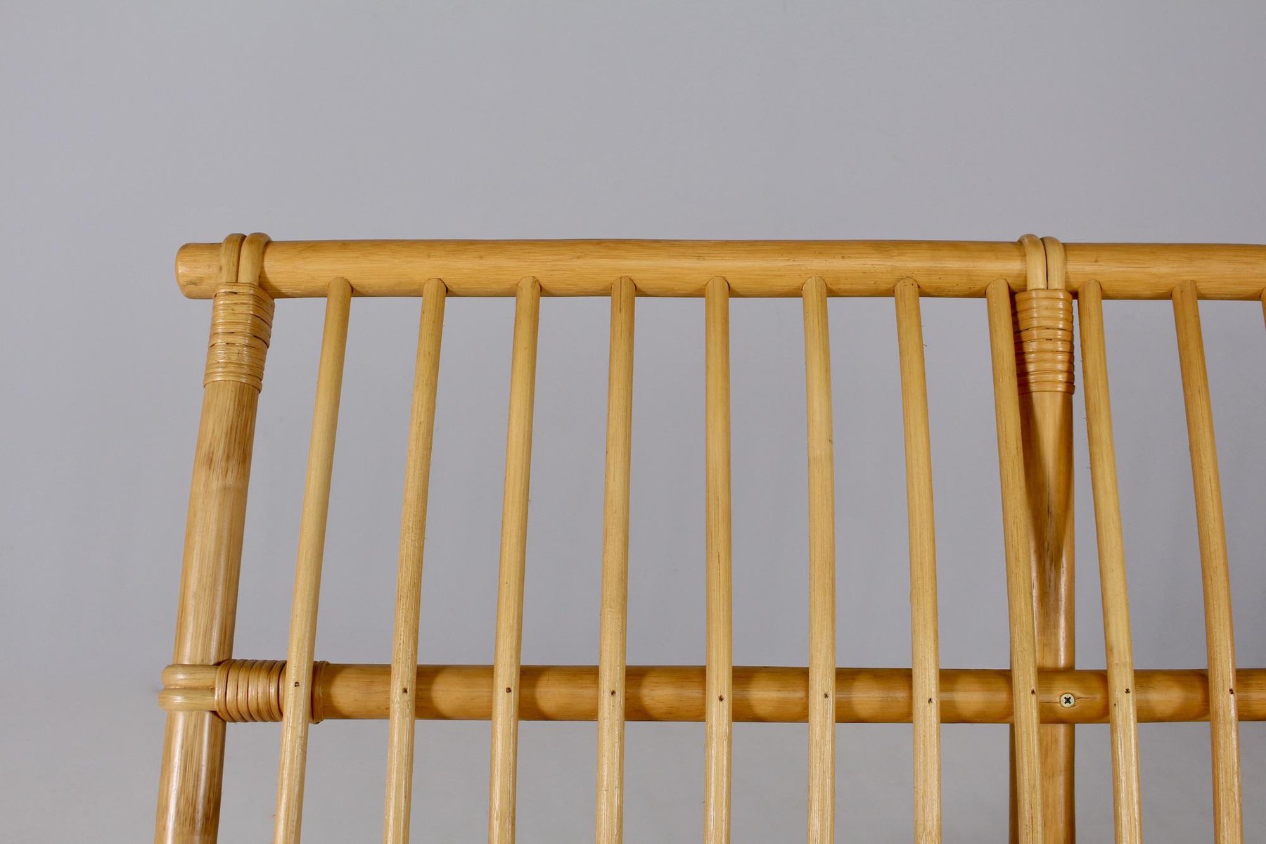 Bamboo & Cane Bench for sale at Pamono