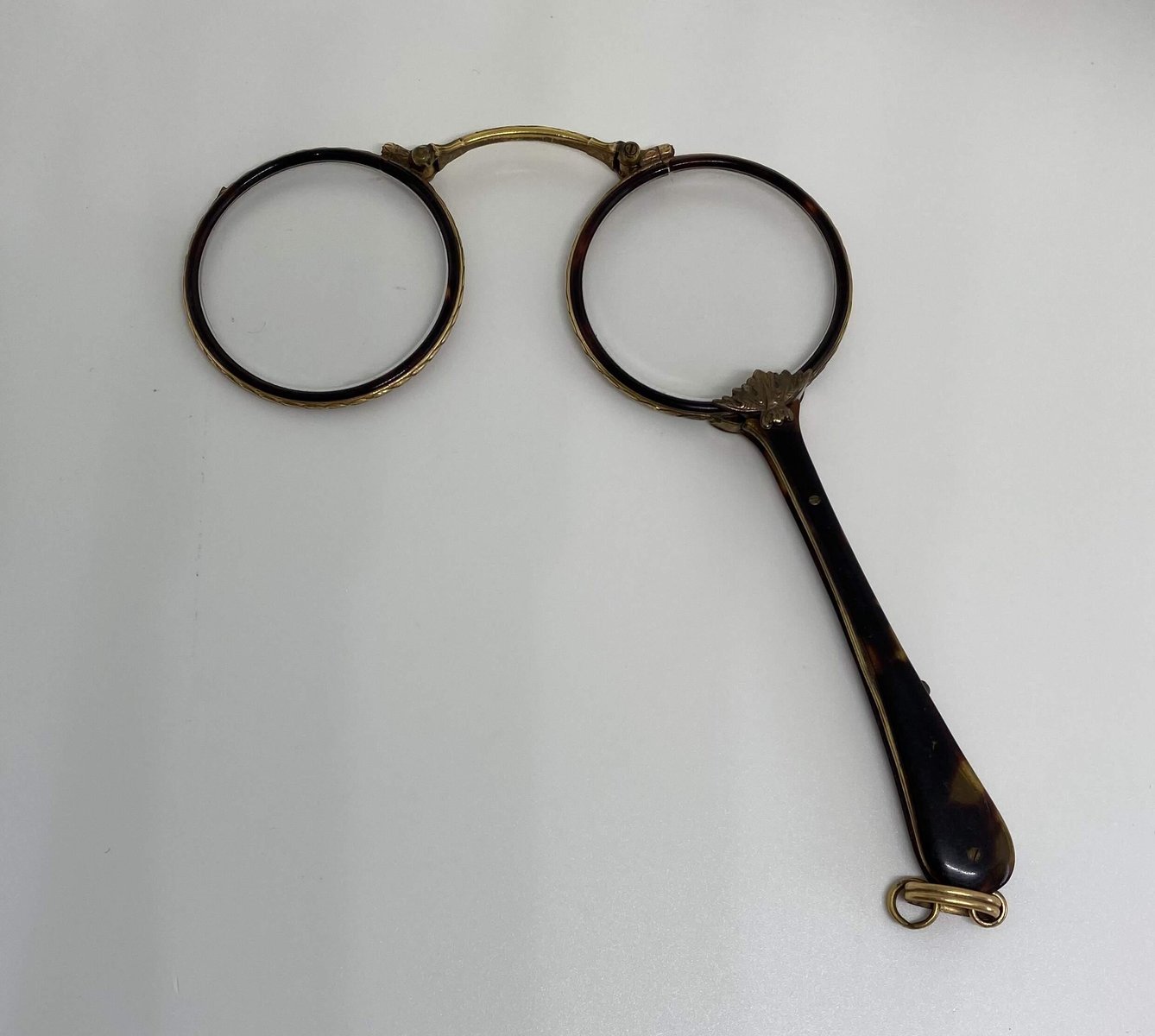 Antique Gold 585er Folding Glasses for sale at Pamono