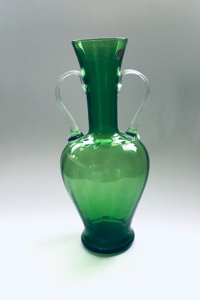 Vase Amphore en Verre de Murano, Italie, 1950s en vente sur Pamono