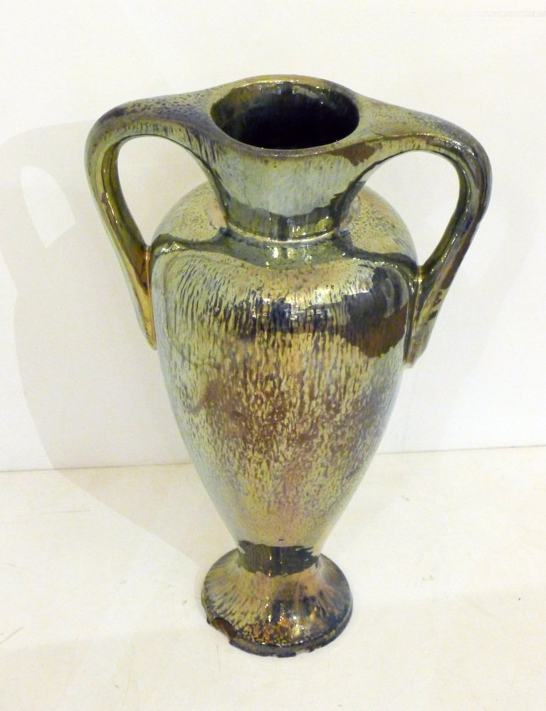 Large Amphora Vase in Metallic Sandstone, France for sale at Pamono