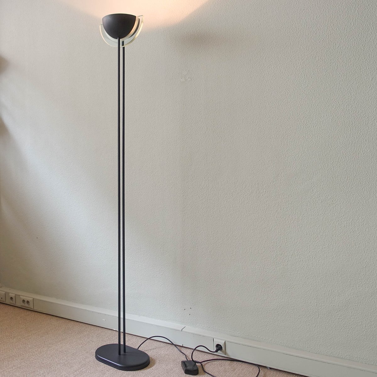 Postmodern Italian Halogen Floor Lamp by Relco, 1980s for sale at Pamono