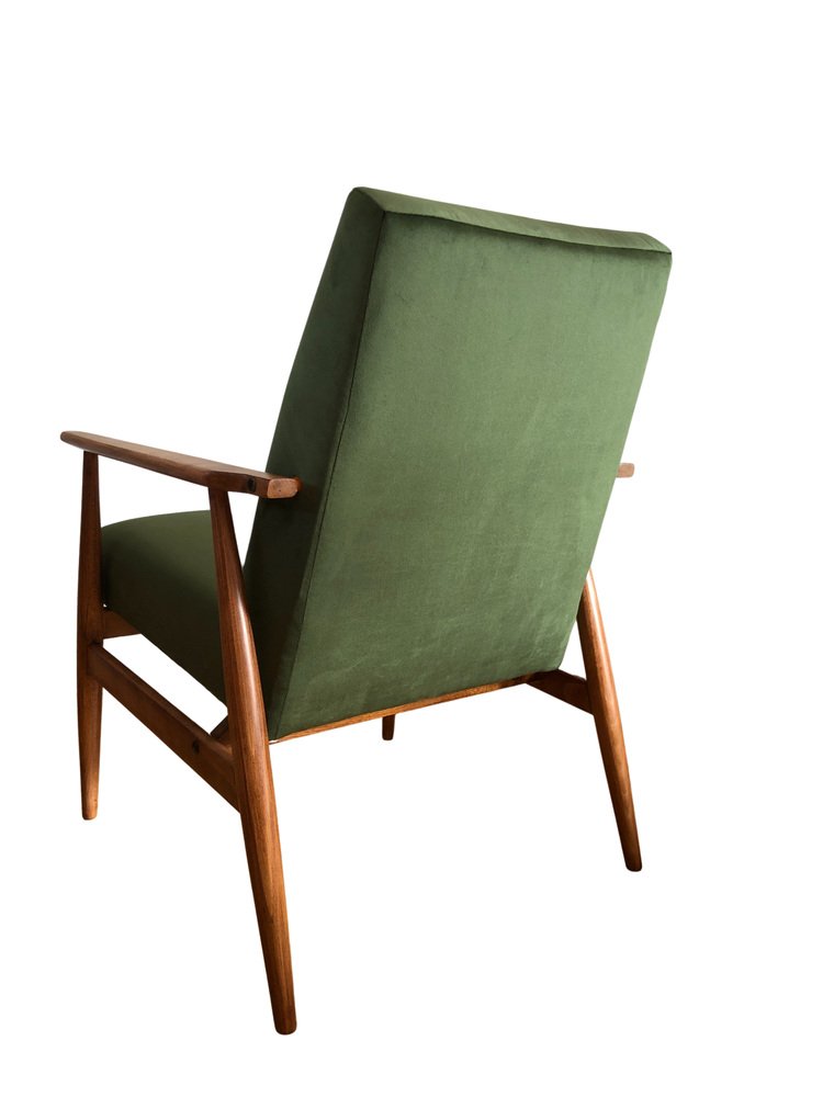 MidCentury Green Armchair by Henryk Lis, 1960s for sale at Pamono