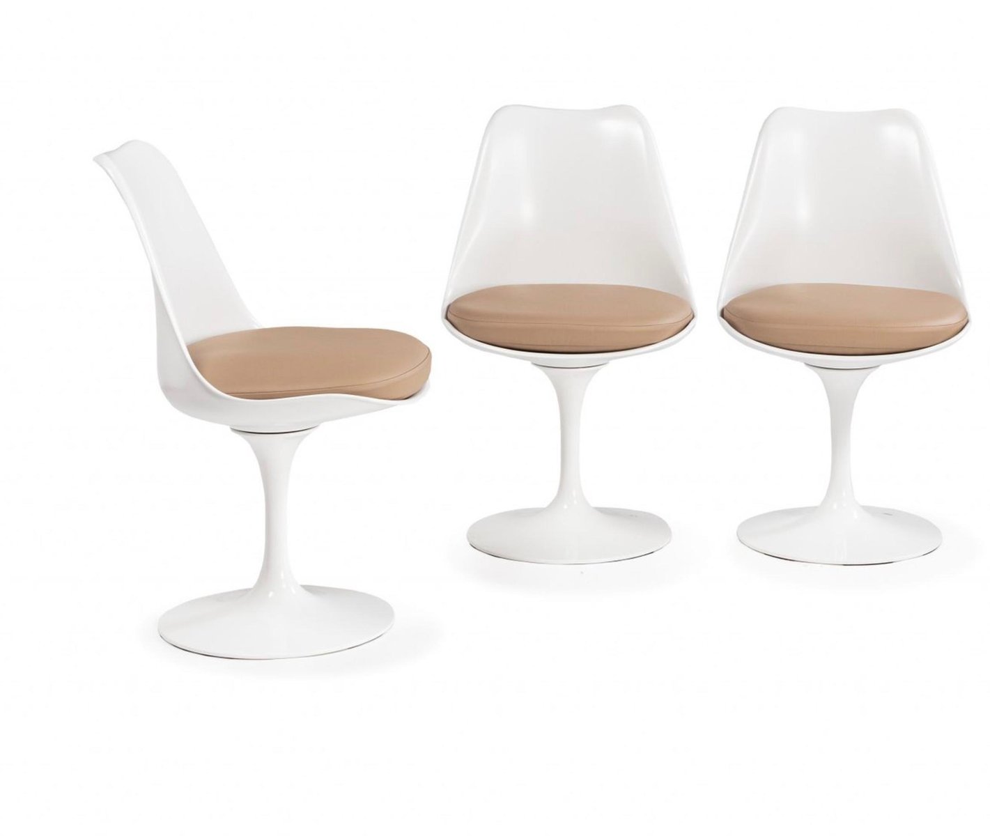 Swivel Tulip Chairs by Eero Saarinen & Knoll, Set of 4 for sale at Pamono