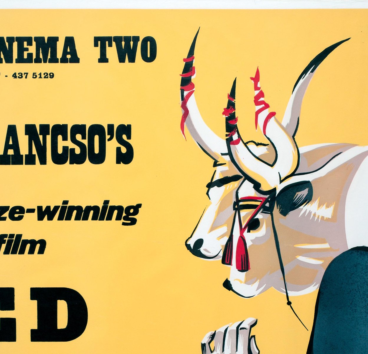 Póster de la película Red Psalm Academy Cinema London Quad de