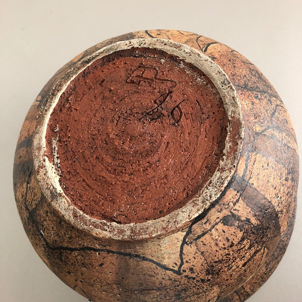 Extra Large Ceramic Studio Pottery Vase by Gerhard Liebenthron, 1986 for sale at Pamono