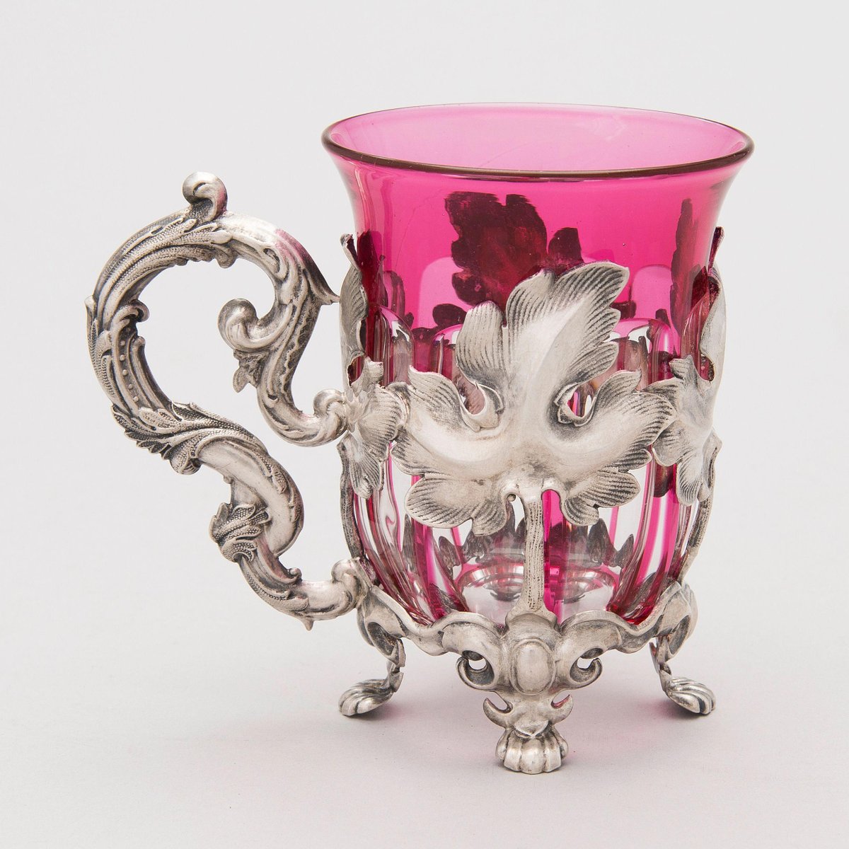 Imperial Russian Silver Cup Holder for sale at Pamono