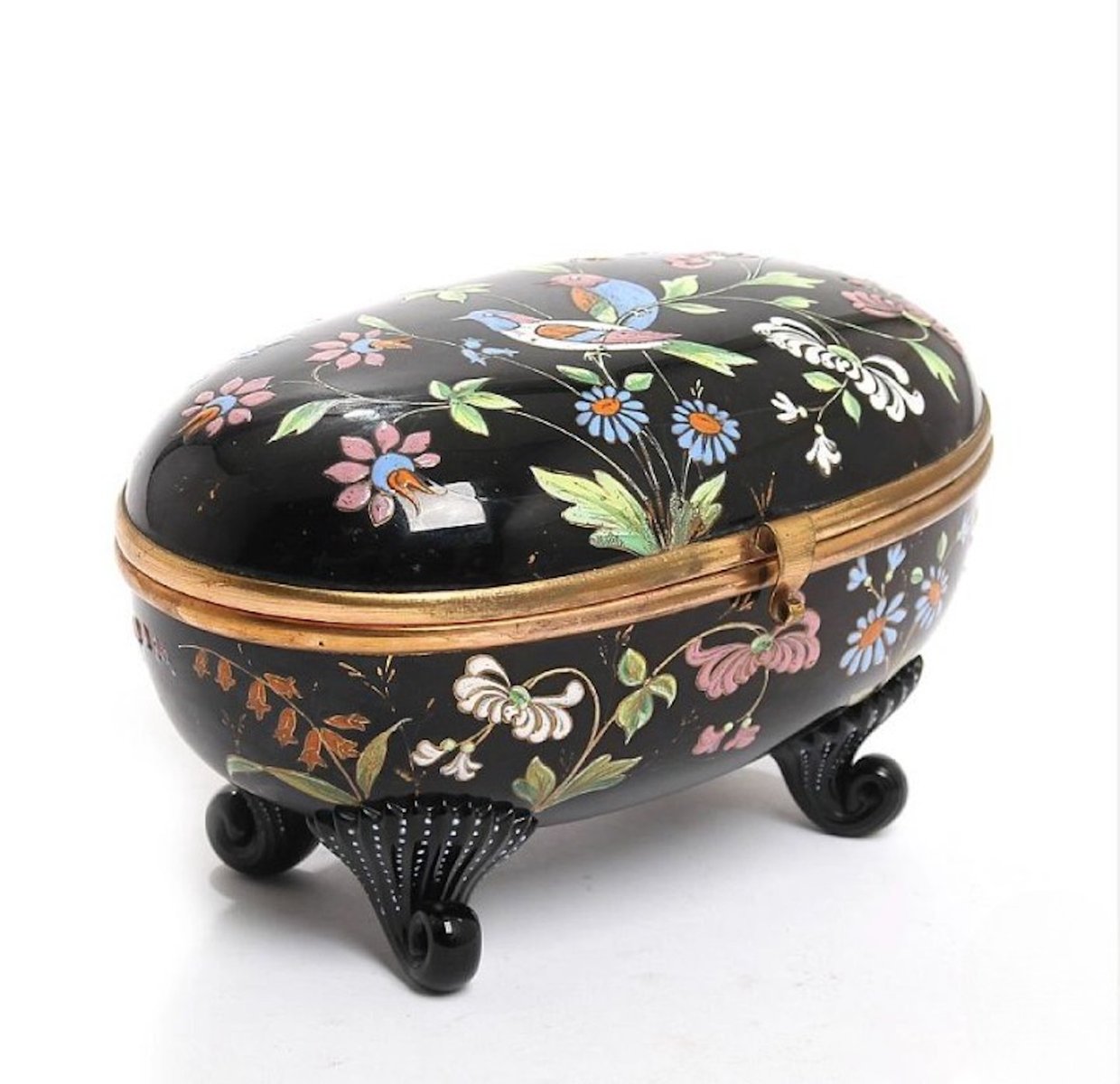 Vintage French Jewelry Box for sale at Pamono