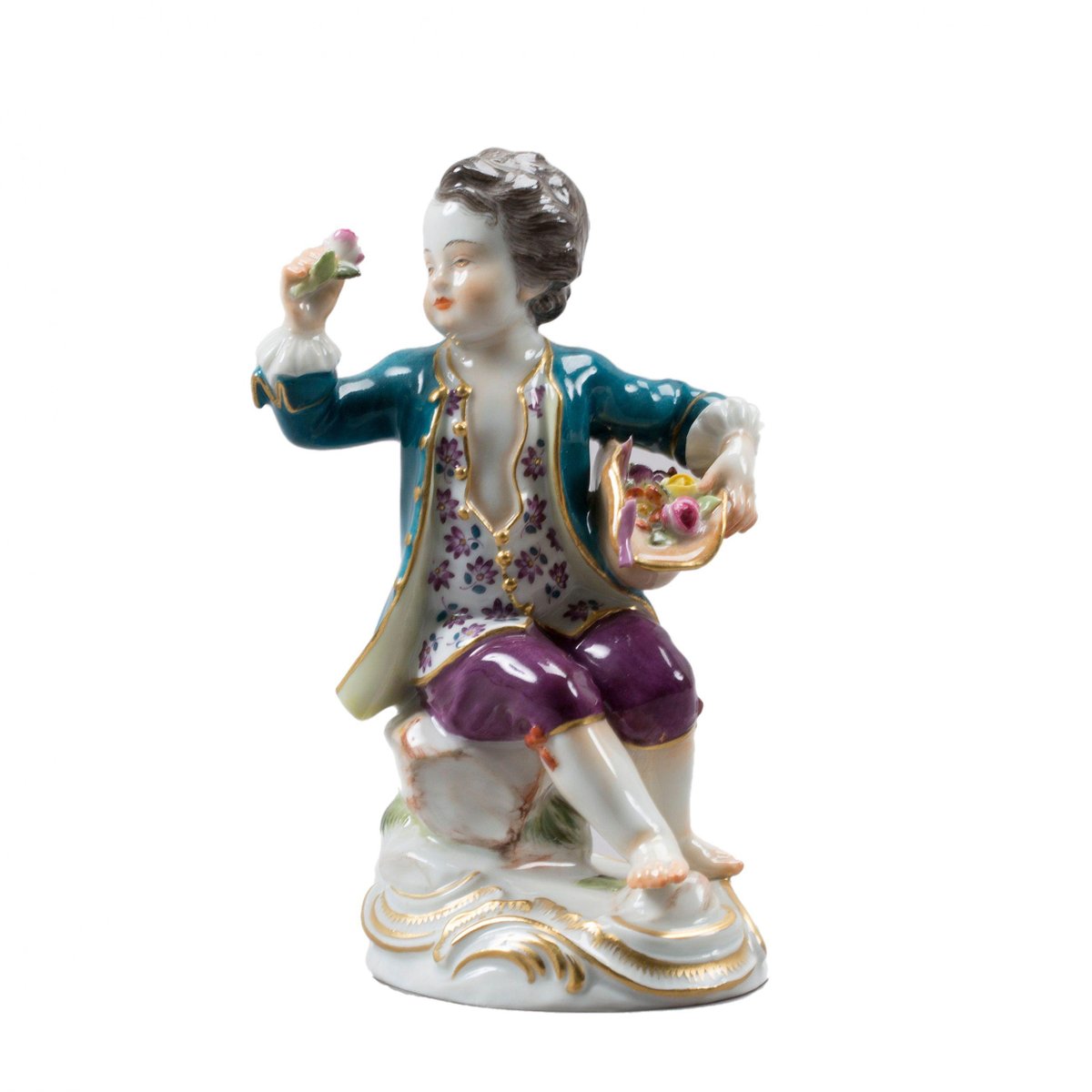 Porcelain Figurine Boy from Meissen for sale at Pamono
