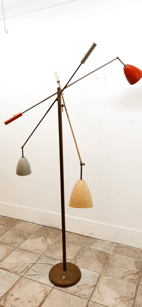 Floor Lamp with Adjustable Joints for sale at Pamono