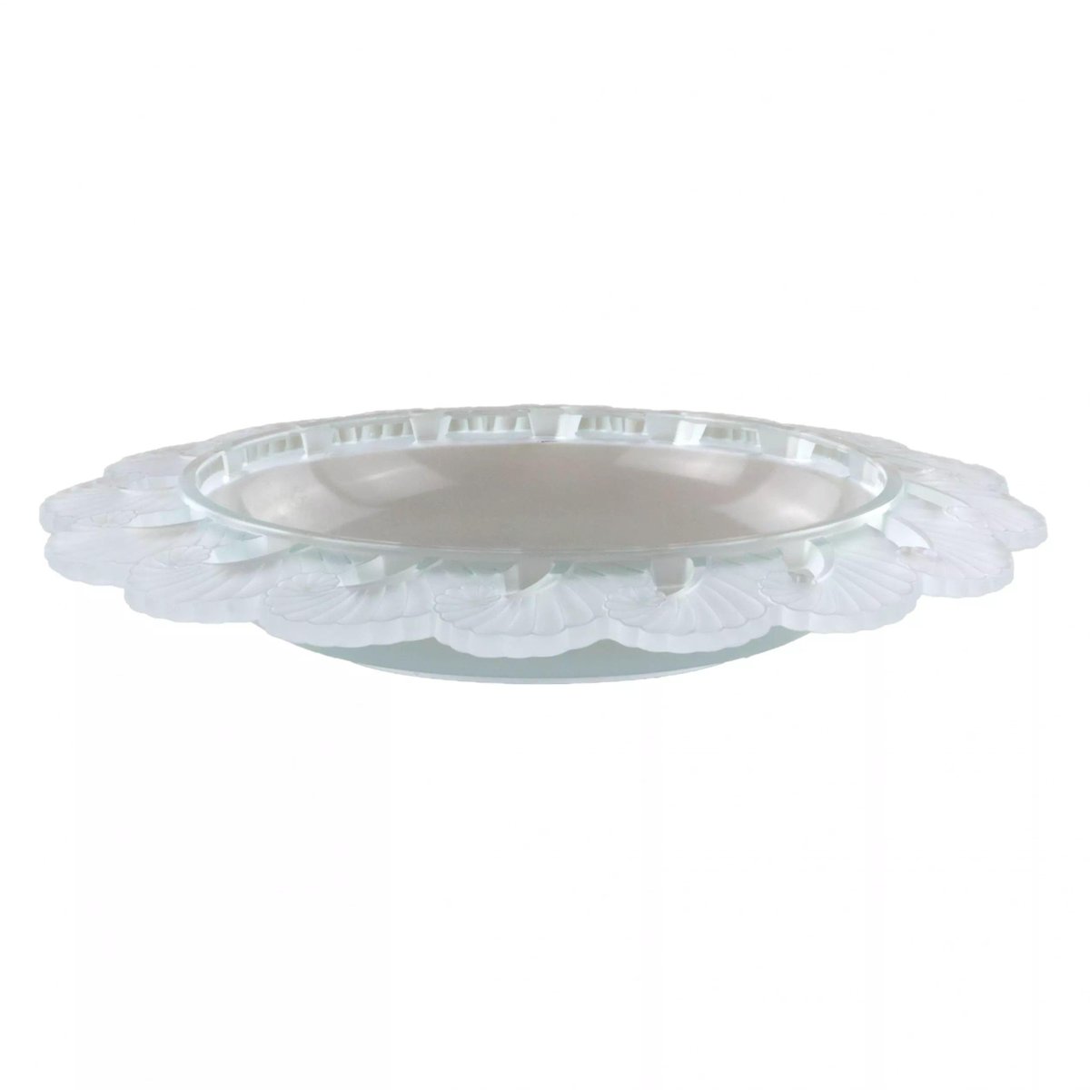 Art Deco Style Glass Fruit Bowl for sale at Pamono