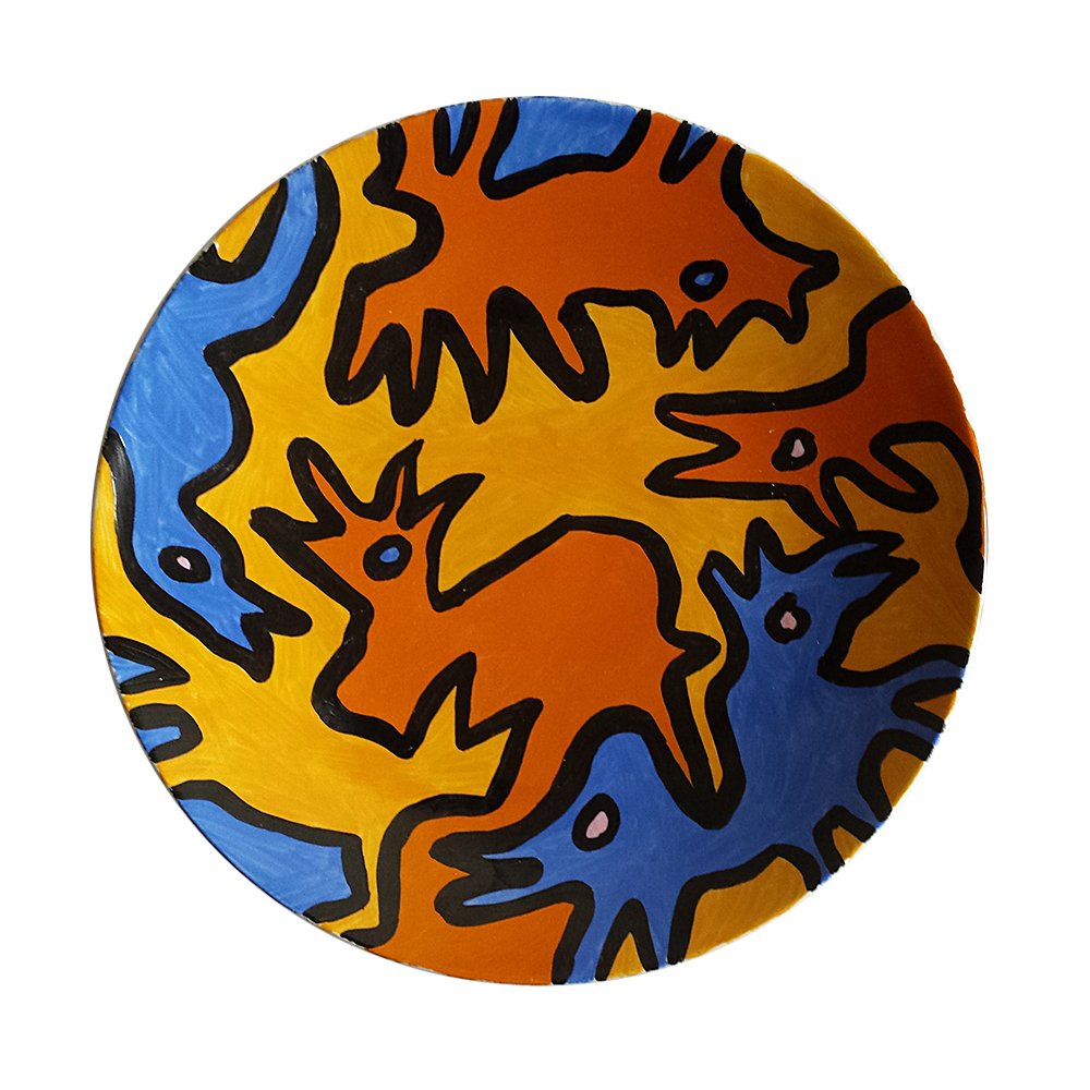 Ceramic Centerpiece Bowl by Hetty Van Der Linden for sale at Pamono