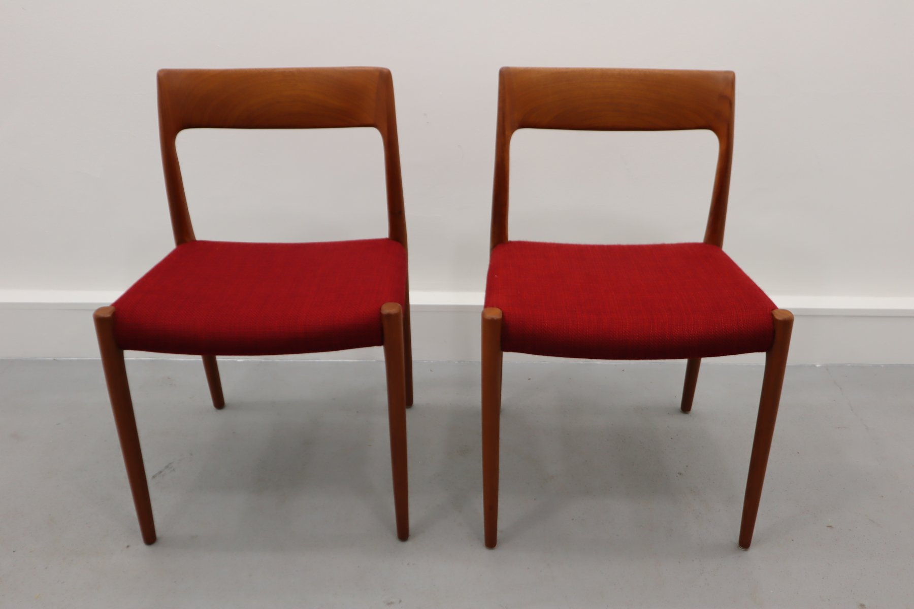 Danish Chairs by Niels Møller for J. L. Møllers, 1960s, Set of 2 for sale at Pamono